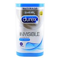 Durex Ultimate Invisible Extra Thin & Extra Sensitive Condoms 6-Pack